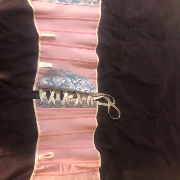 Lilac and pink underbust corset - Picture 3 of 4